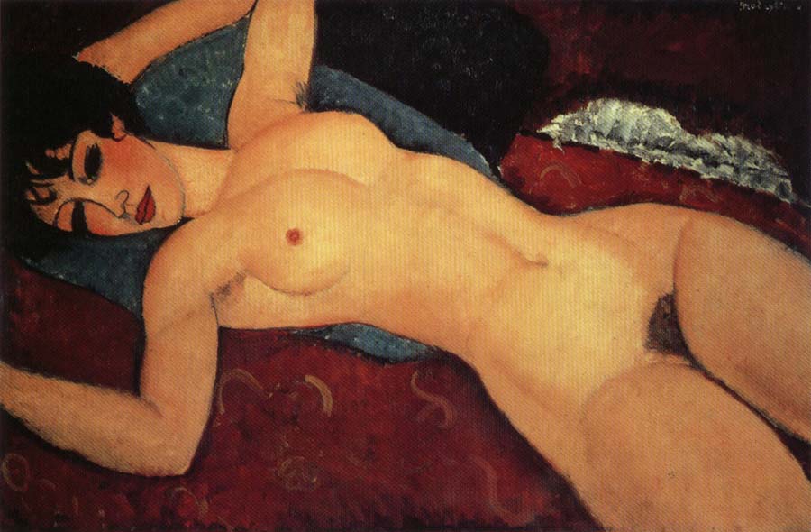 Nude on a Cushion
